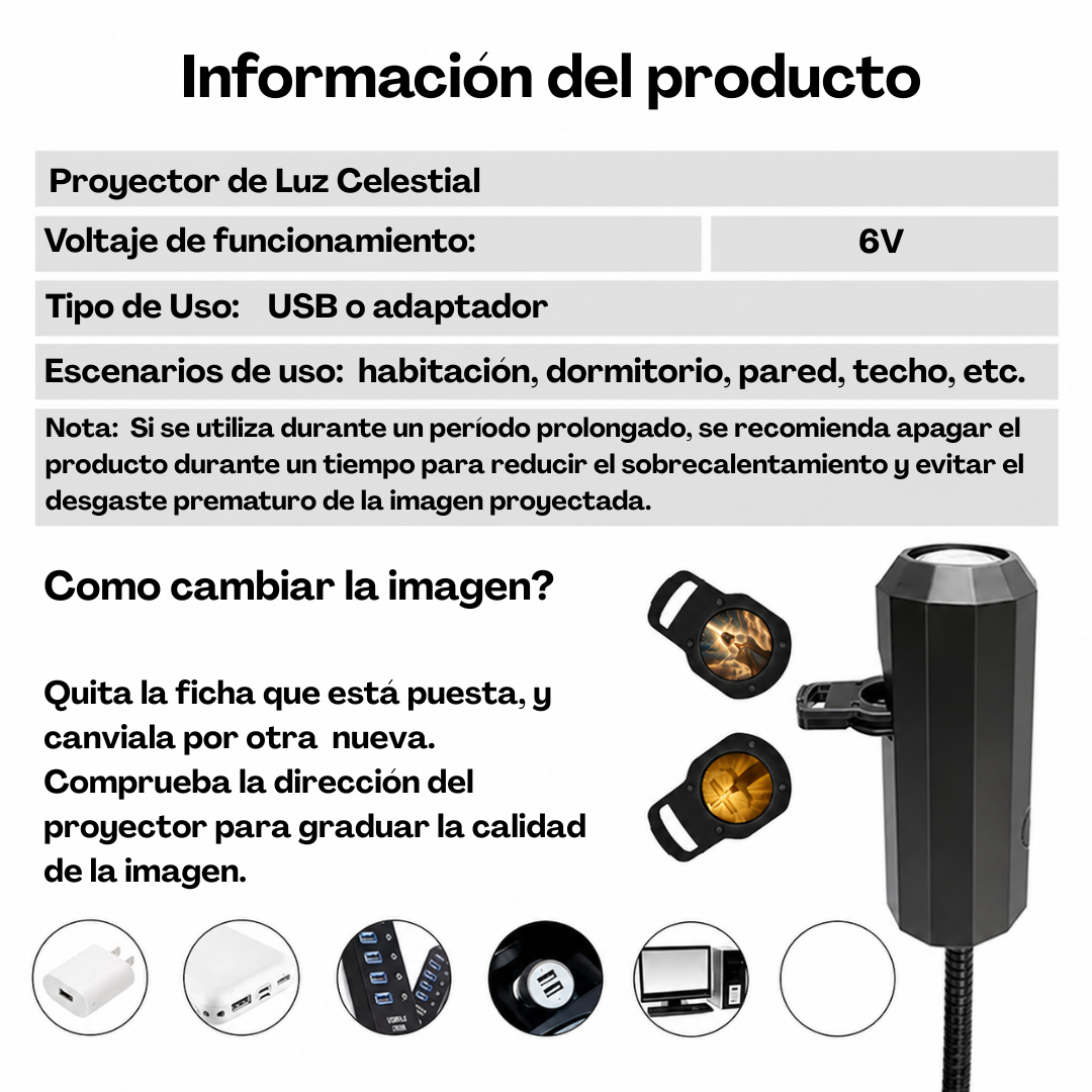 Proyector de Luz Celestial